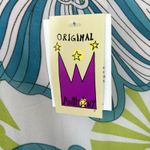 Original Anthony Swimsuit Coverup Faux Wrap Bell Sleeve Blue Green Sheer 70's Size L Photo 5