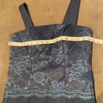 Women’s Navy Tea Length Formal Wedding Dress with Matching Jacket Size 12 NWOT Blue Photo 11