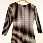 Beige by Eci Stretch Dress Textured Sheath Black Midi Cocktail Party Bodycon Photo 4