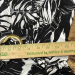 Tropical Black and‎ White Floral Maxi Dress Photo 6