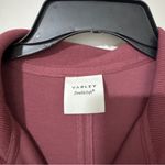 Varley  Size XS Rebecca Short-Sleeve Front-Zip Mini Dress - Rose Photo 3