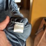 Fensace Velvet Long Sleeve V Neck Ruched Bodycon Wrap Blue Dress Size Medium Photo 5