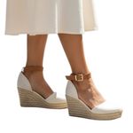 Michael Kors Black Kendrick Wedge Sandals Size 8 Photo 4