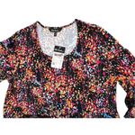 Ulla Popken Raining Empire Waist Cotton Pocket‎ Jersey Dress sz 12 NWT $70 Black Photo 9