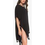 ROXY MAKE YOUR SOUL PONCHO SZ XS/Small Swim Cover Up Black Photo 6