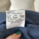 Revelry Valerie Chiffon Faux Wrap Ruffle Maxi Dress Dusty Blue Size M Photo 5