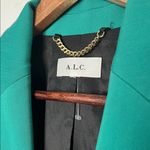 ALC Frank A.L.C. Dakota One-Button Blazer Jacket Jade Green Women's Size 6 Photo 2