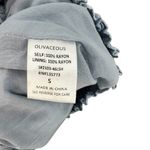 We're All Pretty Girls W.A.P.G‎ Mini Skirt Smocked Eyelet Floral Blue Size Small Photo 5