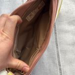 Vintage Cream Shoulder Bag with Pastel Pink and Green Detailing. Photo 7