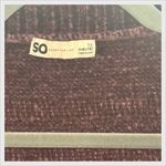 SO  Velvet Purple Cropped Sweater Size 1X Photo 4