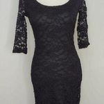 Material Girl  Lacey Little Black Dress MED Photo 0