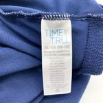 Time and Tru Womens Swimsuit Size XLarge One Piece Embroidered Floral Beach Boho Blue Photo 7