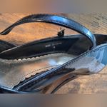 Joey O | Peep Toe Patent Leather High Heels, Size 7 Black Photo 4