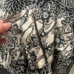 Sunny Leigh Vintage 90s  Silk Bomber size large black ivory lightweight Photo 7