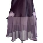 Victoria's Secret  Satin Sheer Slip Dress XS Lace Trim Babydoll Y2K Whimsigoth Photo 2