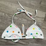 Aerie  Women’s Sz Medium Halter Bikini Top Swim Suit Smiley Face Print New NWT Photo 0