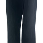 Vintage Black Leather Pants 100% Pig Suede High Waist Bootcut Flare Western 10 Photo 0