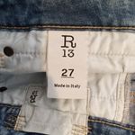 R13  Boy Skinny Jasper Wash Ankle Made In Italy Quiet Luxury Womens 27 Photo 1