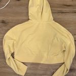Garage Light yellow “aspen”  zip up crop hoodie Photo 4