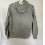 Disney Women's Gray Zip Up Hoodie Jacket Size M Mickey Mouse Theme Sherpa lined Photo 1