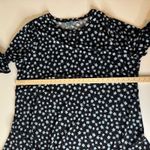 CeCe  Womens Floral Mini Dress Sz 3X‎ Ruffle Sleeve Tiered Hem Flowy Bloomcore Photo 9