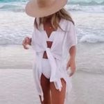 l*space NWT! L* Anita White Cover-Up Dress - Size Medium/Large Photo 12