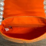 A&B Limited Edition |Orange Slice Beaded Bag w/ Pearl Strap Orange Photo 6