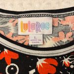 LuLaRoe RANDY 3/4 Raglan Sleeve Baseball Tee LARGE Floral Striped Photo 2