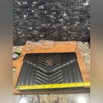 Badgley Mischka  Black Quilted Purse Vegan Leather Gold Chain Cross Body Bag NWT Photo 1