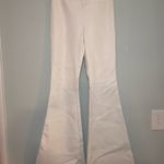 Free People Vegan Leather Flare Pants – Ivory (Size 26) Photo 0