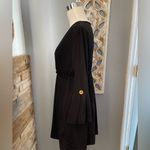 J. Valdi Black Long flared Sleeve beach covrr Photo 1