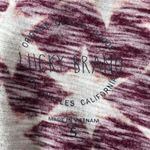 Lucky Brand Burgundy Star Print Tie Back Tank Top Photo 6