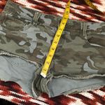 Y2K 2000s Grunge Micro Mini Baddie Hot Pants Low Rise Camo Cargo Booty Shorts Frayed Hem #goth #whimsigoth bimbo subversive #acubi #cyber #punk biker whimsygoth mcbling Measurement in pics Green Size M Photo 5