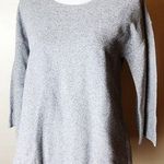 Loft • Grey Crewneck Marled Sweater Photo 4