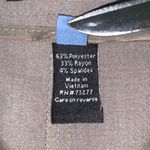 Apt. 9  Straight Leg Mid Rise light taupe Dress Pants size 16 Photo 4