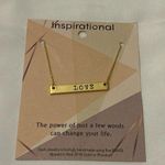 Lauren Spencer Love Necklace Gold Photo 0