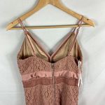 Bardot Fae Lace Mini Dress Pink Size 6 Small Photo 5