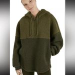 PINK - Victoria's Secret Pink Victoria Secret Sherpa Hoodie Pullover Half Zip Sweater, New with Tags Photo 1