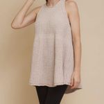 POL  Chenille Boho Sweater Tank Sz S Photo 0