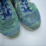 Nike  Blue & Green Flyknit Zoom Running Shoes Sneakers Womens 8.5 Athletic Sporty Photo 5
