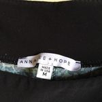 Annalee + Hope  medium green and black top Photo 5