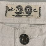 We The Free  WHITE THE OUR FLARE HIGH WAISTED RAW HEM JEANS Photo 4