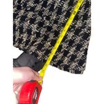 ZARA  women houndstooth tweed peplum top size small Photo 3