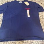 Universal Threads Universal Thread Navy Short Sleeve Tee with Red Detail Photo 0