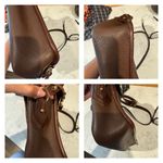 Dooney & Bourke Vintage all weather brown chocolate leather mini messenger bag Photo 8