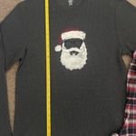 Lucky Brand 2 Piece Unisex Sleepwear Long-Sleeve Top & Pants Santa Christmas Set Photo 8