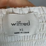 Wilfred Aritzia Ballet Camisole Top White Shirred Smocked Chiffon Size XS Tank Photo 4