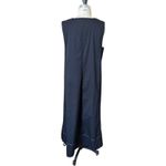Simon Miller Poplin Midi Dress Women’s Size XL Black Mar Sleeveless Minimalist Photo 4