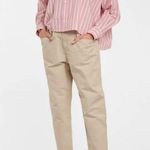 Isabel Marant Isabel Etoile Marant Alanis Striped Cotton Shirt in Pale Pink Photo 0