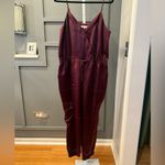 Parker  Khloe Satin Cargo Jumpsuit SIZE 8 Photo 2